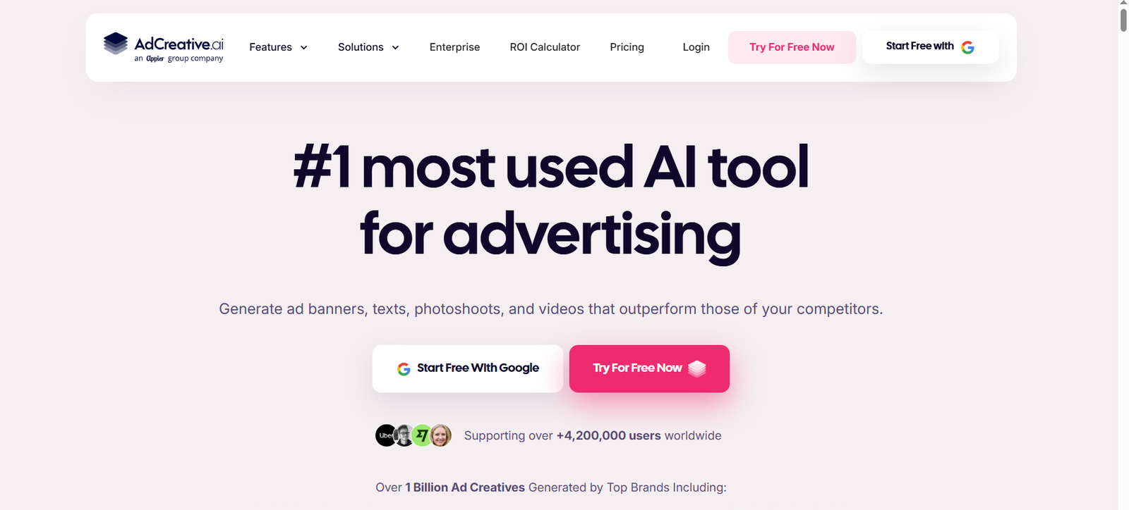 AdCreative - AdCreative.ai is an AI platform built specifically for generating digital advertisements. Unlike gen