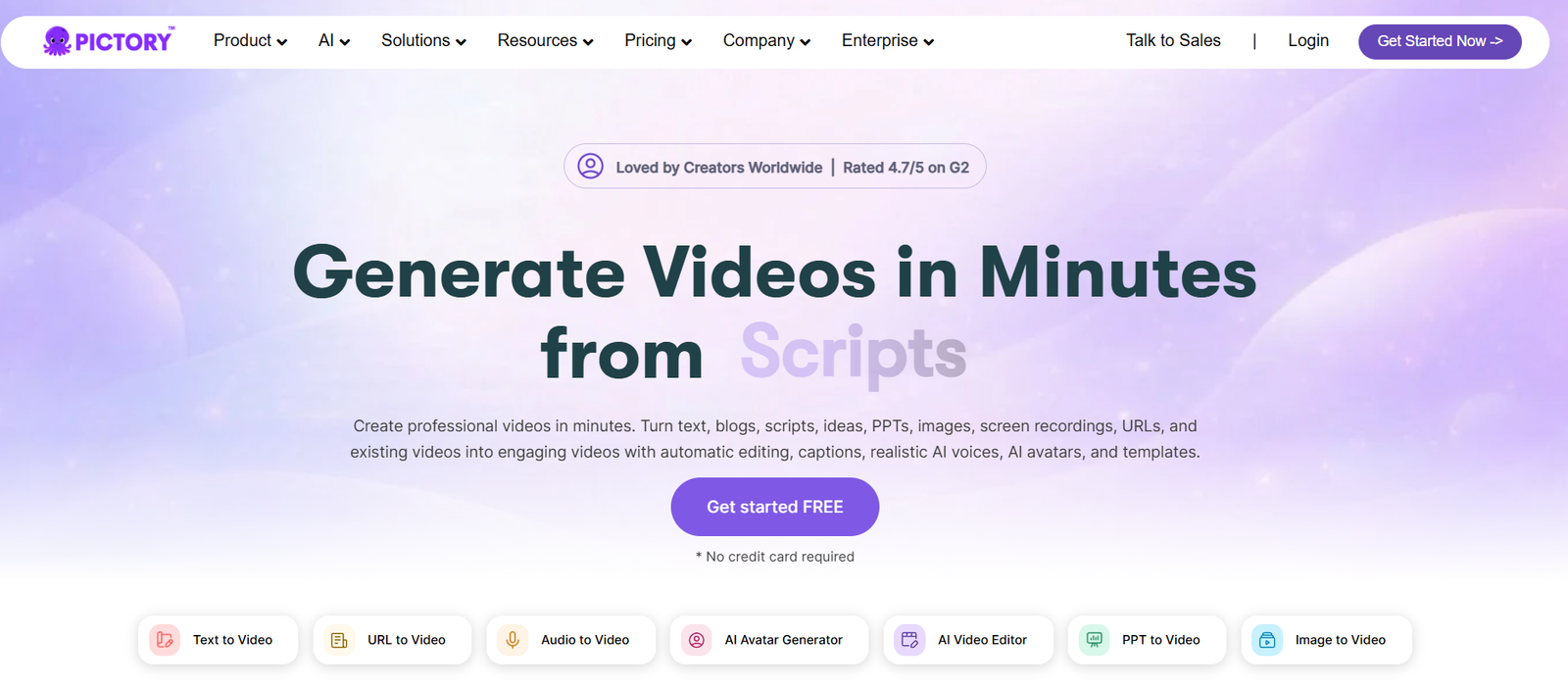 Pictory AI - Pictory AI is a web-based video creation platform that specializes in content repurposing turning bl