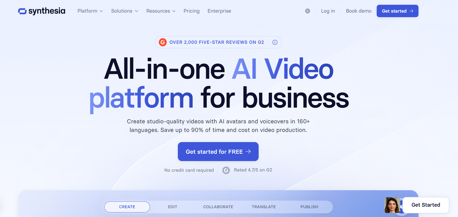 Synthesia - Synthesia is an AI video generation platform that converts written scripts into professional present