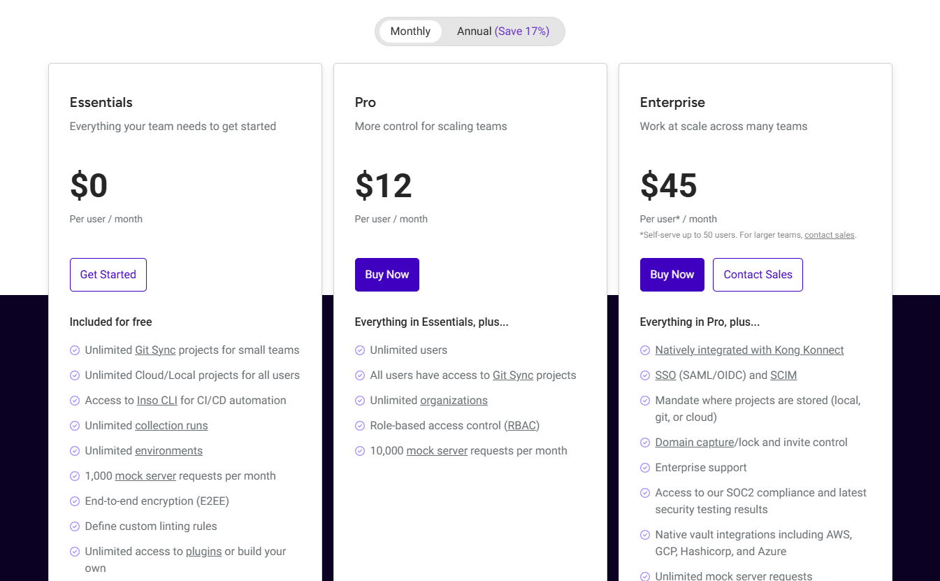 Insomnia Pricing Plans and Details