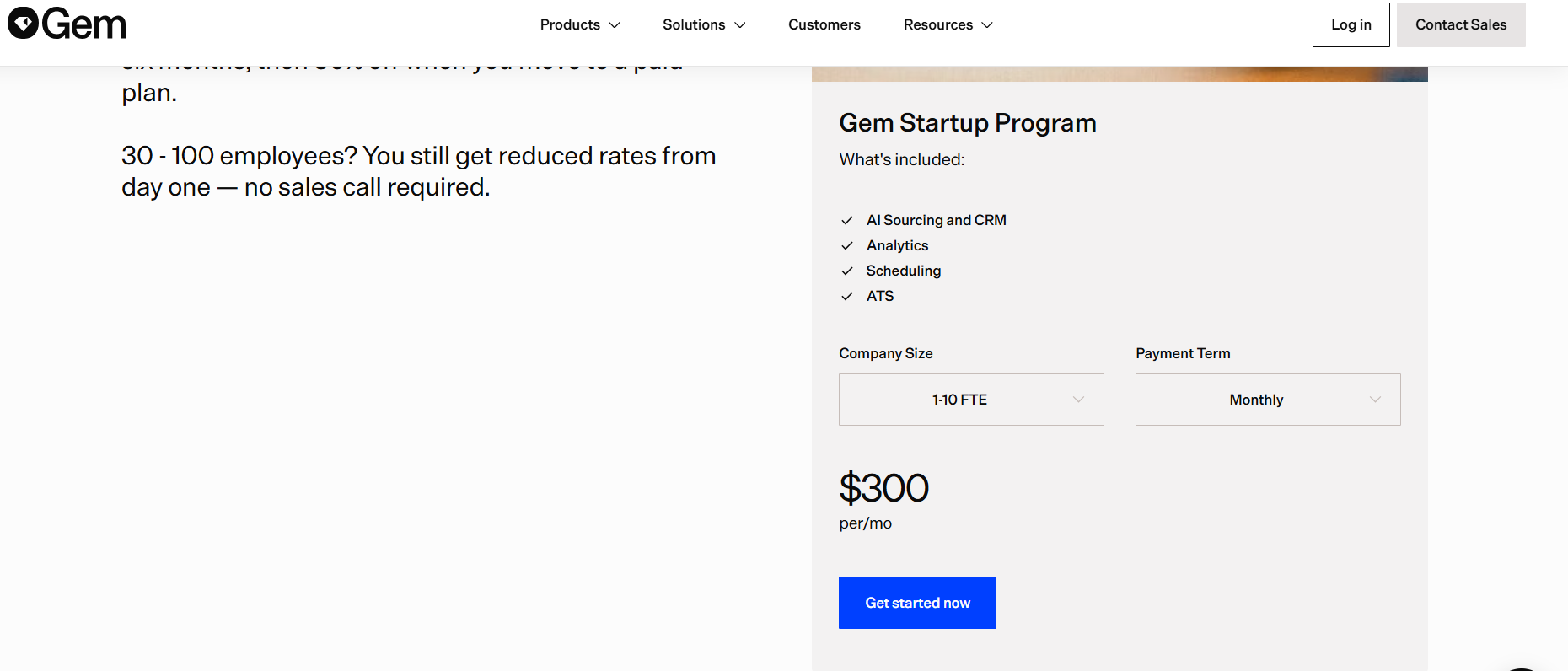 Gem Pricing Plans and Details