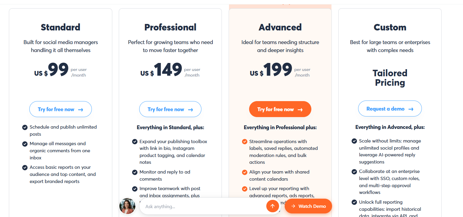Agorapulse Pricing Plans and Details