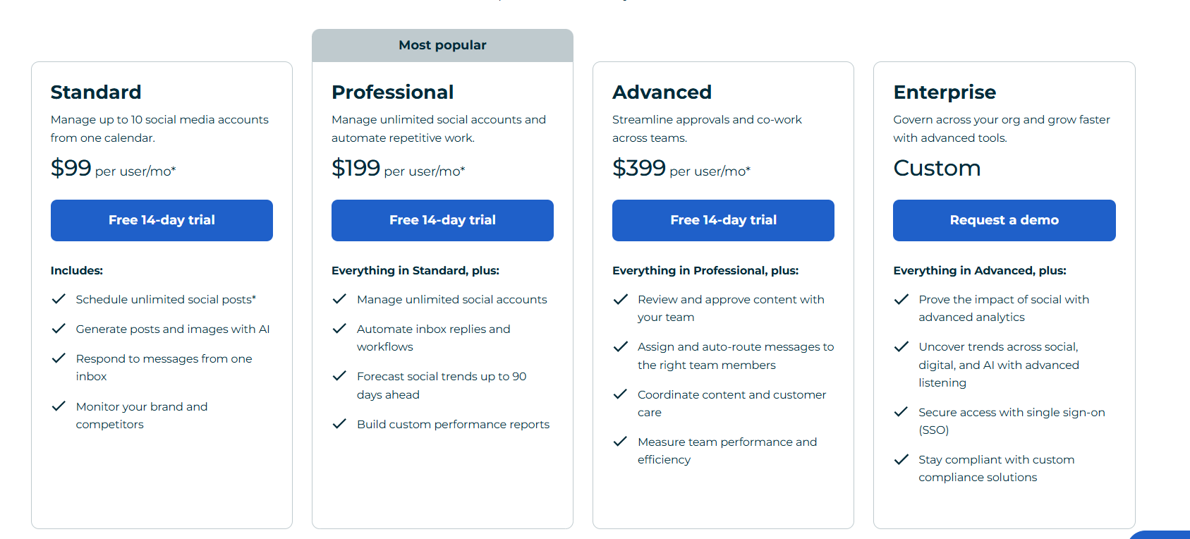 Hootsuite Pricing Plans and Details