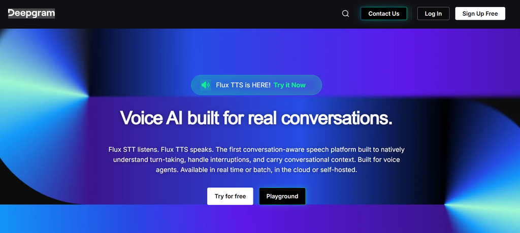 Deepgram speech recognition platform for fast real-time and prerecorded transcription