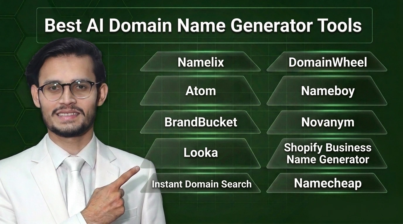 10 Best AI Domain Name Generator Tools for 2026 (Tested and Compared)