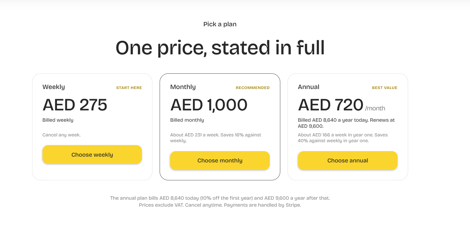 dataHabibi Pricing Plans and Details